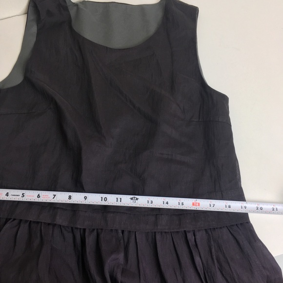 Fibfix Ombre Sleeveless Midi Dress Lyocell Linen Blend Ethereal Fairy Modern - Picture 13 of 14